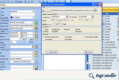 La boît de dialogue de recherche de disponibilité Dialogue disponibilité