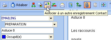 associer autre contact