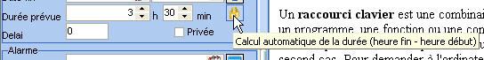 durée calcul automatique