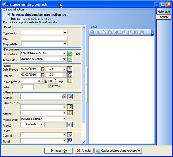 dialogue mailing contact