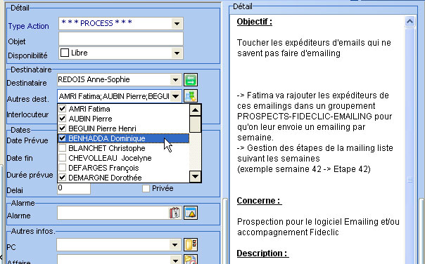 process multidirectionnel