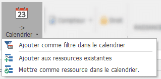 Afficher d'autres ressources dans votre calendrier